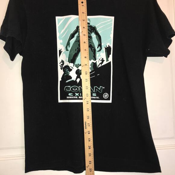 Conan Exiles T-Shirt Men’s M Short Sleeve Black - Picture 6 of 8